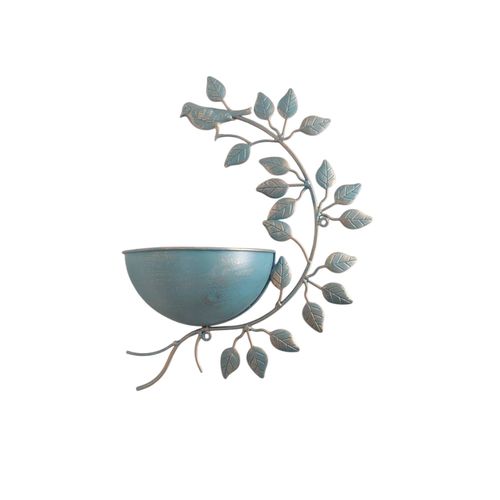 AcaciaHome Durable and Rust-Resistant 42CM Metal Garden Planter
